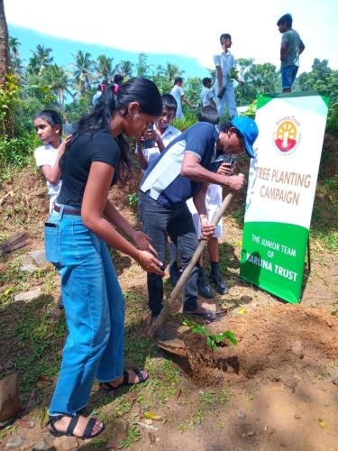 the-Karuna-Trust-Junior-team-planted-100-trees 3